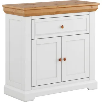 Botník Dřevěný botník ELITE nr.25 z masivu borovice - 95/92/42 (š/v/h) borovice/bílá