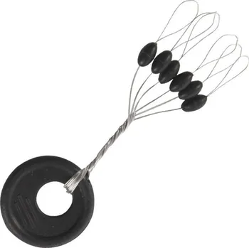 Návnadová surovina METHOD FEEDER FANS - Gumový Stopper Black M 15 ks