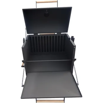 Zahradní gril MM Gril na dřevo s motorem Velikost: malý gril (700) bez misky