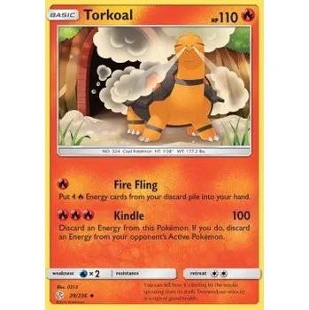 Sběratelská karetní hra Pokémon CEC 029/236 Torkoal - Cosmic Eclipse Stav: Excellent, Verze: NORMAL