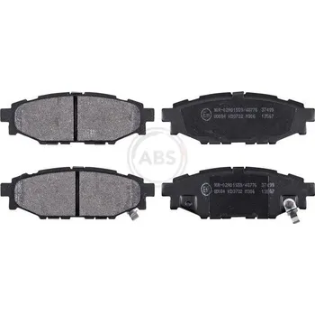 Brzdová destička Sada brzdových destiček, kotoučová brzda A.B.S. 37499
