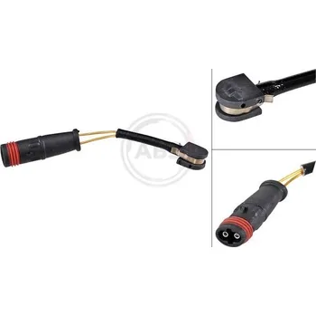 Brzdová destička Výstražný kontakt, opotřebení obložení A.B.S. 39653