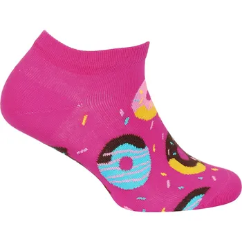 Dívčí kotníkové ponožky WOLA DONUTS růžové Velikost: 36-38