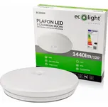 Eco Light LED stropní svítidlo - PIR - 18W - IP44 - neutrální bílá