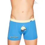 Pánské boxerky Fun 17/1-19/E196 oslík FABIO modrá světlá M