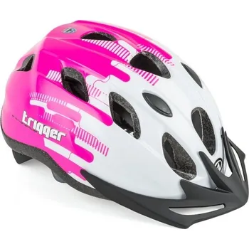 Cyklistická přilba AUTHOR Přilba Trigger Inmold 54-58cm (bílá/růžová)
