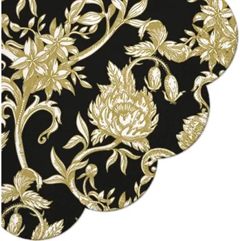 Papírový ubrousek Ubrousky celoroční, výsek průměr 33cm, 3-vrstvé