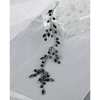 Ozdoba do vlasů B-TOP Ozdoba do vlasů s černými krystaly