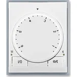 ABB ELEMENT Termostat univerzální s otočným nastavením teploty (ovl. jednotka), bílá/ledová šedá