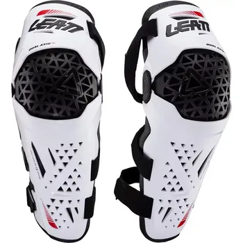 Chránič nohou Ventilační kloubové kolenní chrániče LEATT KNEE GUARD AXIS PRO bílá, velikost XXL, pár (Chrániče pro motokros, enduro nebo downhill)