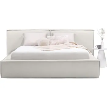 Postel Čalouněná postel PAVLÍK 160x200 světle béžová