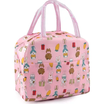 Plážová taška Termotaška skládací svačinová s kapsou 22x19 cm