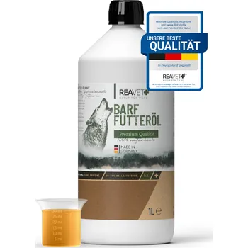 Prémiový BARF olej REAVET pro psy (500 ml - 1 l) Objem: 1 litr