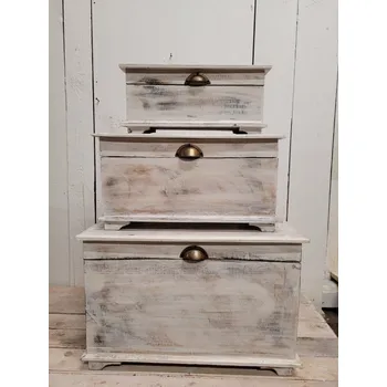 Truhla Dekorační rustikální truhla provence Velikost: Velká