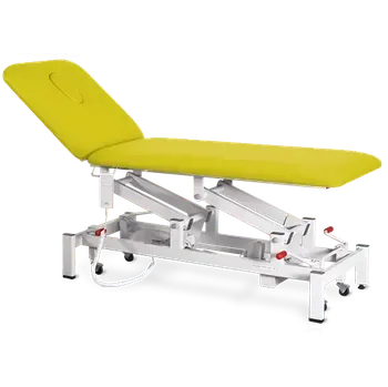 Zahradní lehátko ZLE - 02 lehátko elektricky stavitelné, koženka žlutá