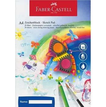 Blok FABER-CASTELL Sketch Pad A4, 20 listů