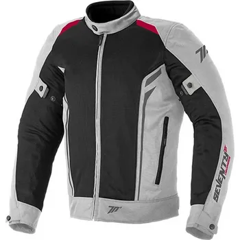 Moto oblečení Bunda na motorku SEVENTY DEGREES SD-JT32 černo-šedo-červená