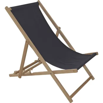 Zahradní lehátko Rojaplast Bahama buk/bavlna