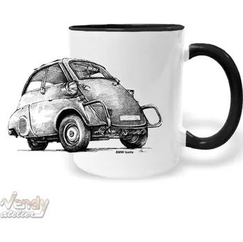 Hrnek - BMW Isetta Barva: Černá