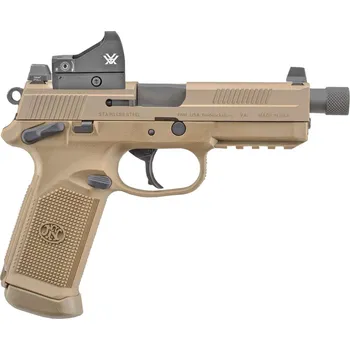 Airsoftová zbraň FN America Pistole sam. FN America, Model: FNX-45, Ráže: .45 ACP, hl.: 5,3" (135mm), VORTEX, FDE
