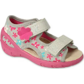 Dívčí sandály BEFADO 065X175 SUNNY dívčí sandálky kytičky 26 065X175_26