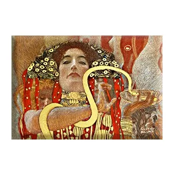 Dekorativní magnet Plumeria Plu - Magnetka Gustav Klimt Hygieia - 8 x 5,5 cm