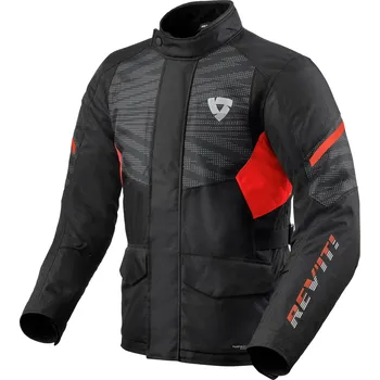 Moto oblečení Bunda na motocykl Revit Duke H2O černo-červená