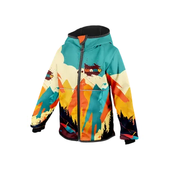 Kojenecká bunda Wamu Softshellová bunda dětská Mountain bike Vel. 152-158