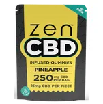 Zen CBD Infused Gummies ananas 250 mg…
