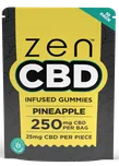 Zen CBD Infused Gummies ananas 250 mg…