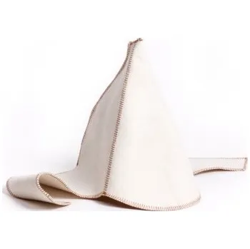 EVEI Čepice do sauny BUDENOVKA 100% vlna, mléčně bílá