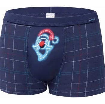 Boxerky Komfortní boxerky pro muže Santa - Cornette, tmavě modrá L i41_9999933162_2:tmavě modrá_3:L_