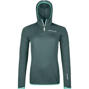 Pánská mikina Dámská Mikina Ortovox Fleece Light Grid ZN Hoody Women's Barva: Dark Arctic Grey, Velikost: L