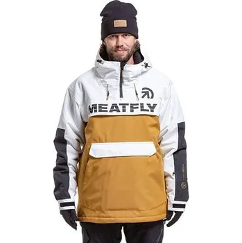 Meatfly pánská SNB & SKI bunda Zenith Wood/White | Bílá | Velikost L