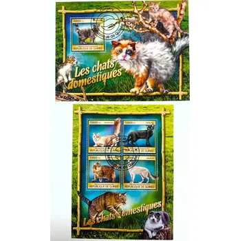 Hračka pro kočku Sada aršíků Republique de Guinee - kočky