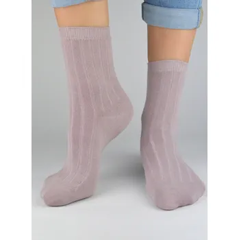 Pánské ponožky Ponožky Noviti SB051 Wide Stripe 35-42 Béžová 35-38