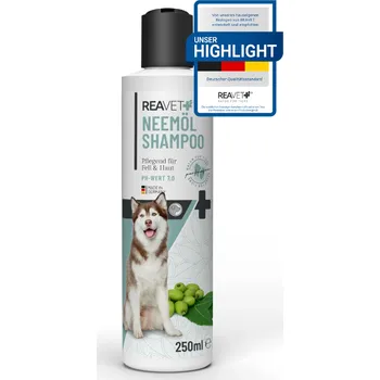 Antiparazitikum pro psa REAVET Šampon s neemovým olejem (250 ml - 500 ml) Objem: 250 ml