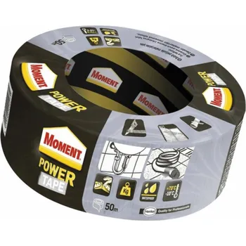 Lepicí páska Lepicí páska MOMENT POWER TAPE, 50 m × 50 mm, stříbrná