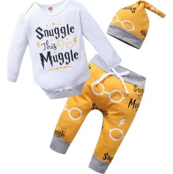 Kojenecká souprava Harry Potter Kojenecký set "Snuggle this Muggle" Barva: bílá - dlouhé rukávy, Velikost: 70/0-3 měsíce