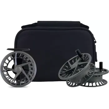 Rybářský naviják Muškařský naviják Waterworks Lamson Remix S HD -7+ 3-Pack Smoke