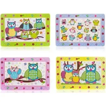 prostírání BANQUET Plastové prostírání OWLS 43 x 28 cm, assort (BANQUET Plastové prostírání OWLS 43 x 28 cm, assort)
