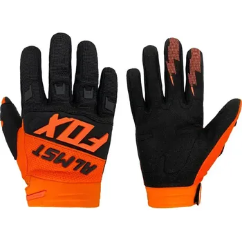 Moto rukavice Motocross rukavice dětské FOX oranžové