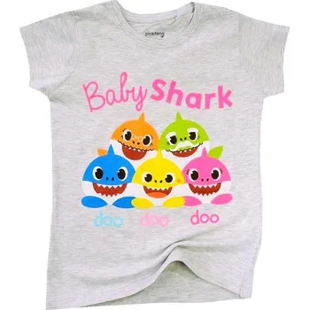 TRIČKO BABY SHARK (šedé) Velikost: 5