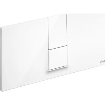 Splachovací tlačítko Ovládací deska Viega 8334.1 VfS14 plast, alpská bílá