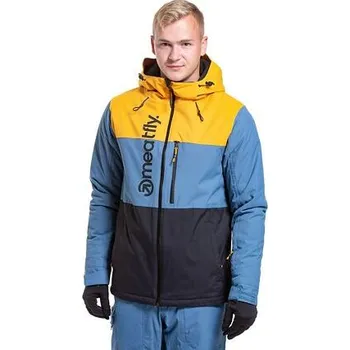Meatfly pánská SNB & SKI bunda Manifold Slate Blue/Black | Modrá | Velikost S