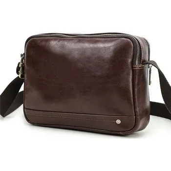 Contacts® pánská kožená brašna Rainer Hnědá 4L Contacts MB269