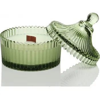 Svíčka Bartek Candles Vonná svíčka Spa Eucalyptus - zelená sklo 150g