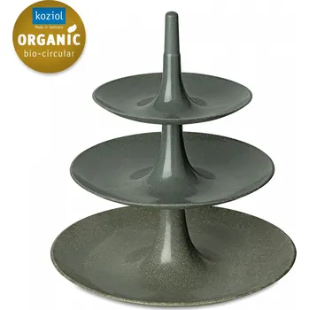 Etažér BABELL L Koziol přírodní popelavě šedá