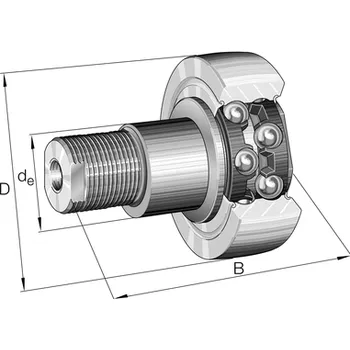 ZLE 5201-2Z INA Pojezdová kladka