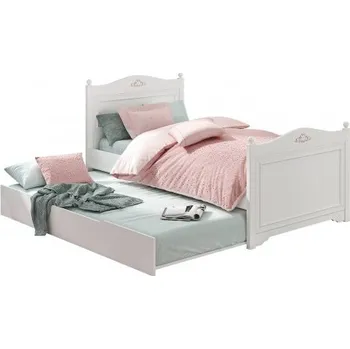 Postel Postel 100x200cm Ballerina s výsuvem - bílá